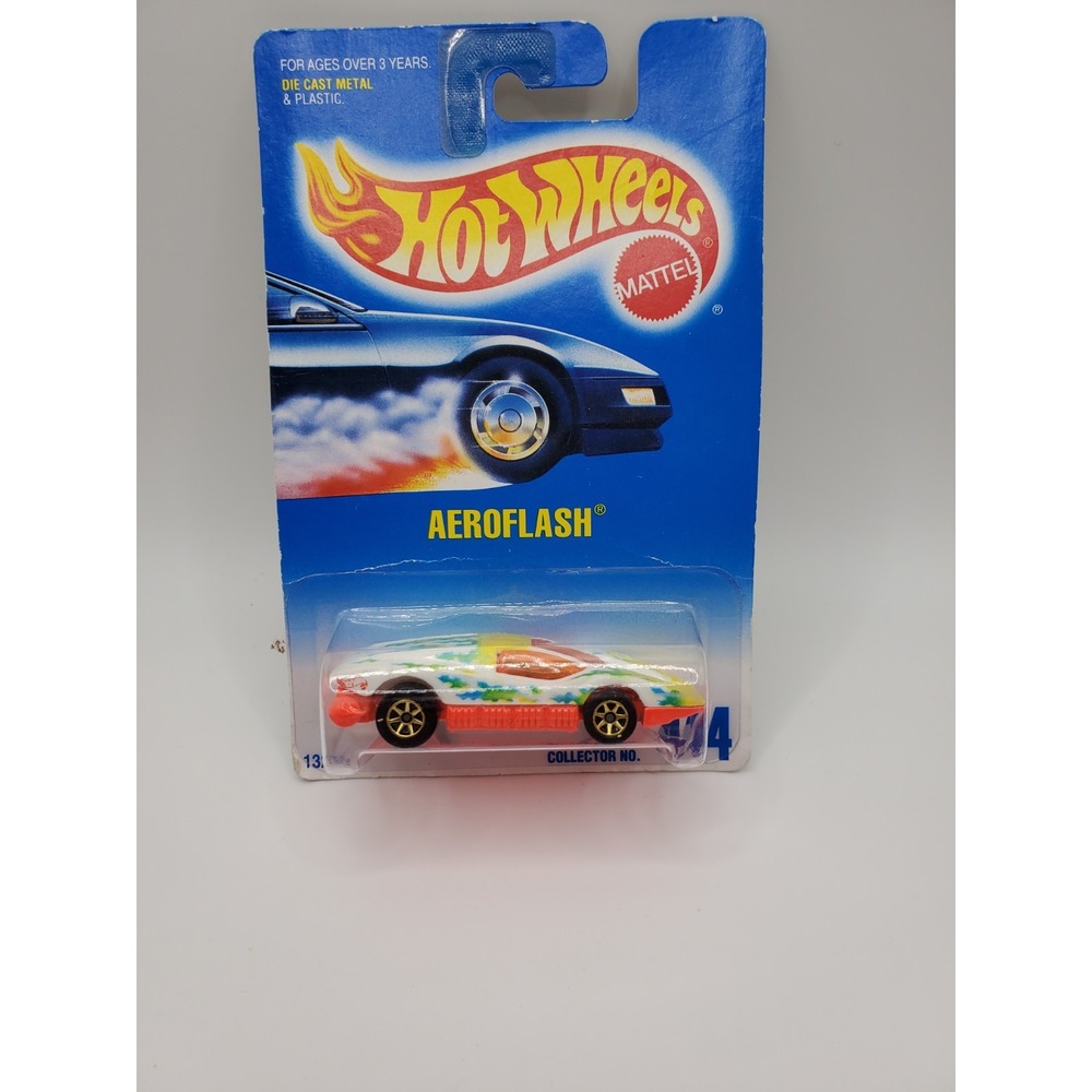 1992 Hot wheels #444  Super Rare Aeroflash New On Card